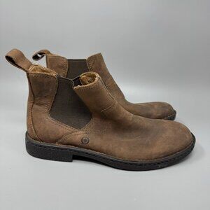 Born Men’s Hemlock Distressed Brown Leather Man Made Boot Size 11 M